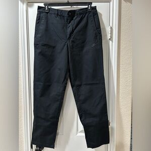 Nike Club Chino Pants Trousers Men's Size 32x30 Black FZ5770-010 Straight Leg